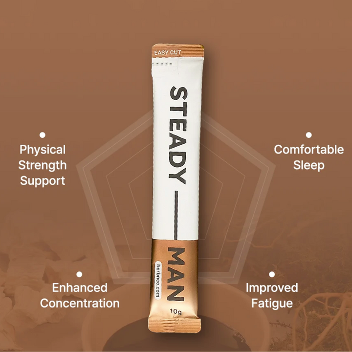 120-Year-Old Highly Concentrated Wild Ginseng Extract Steadyman 620g (10g x 62 pieces)